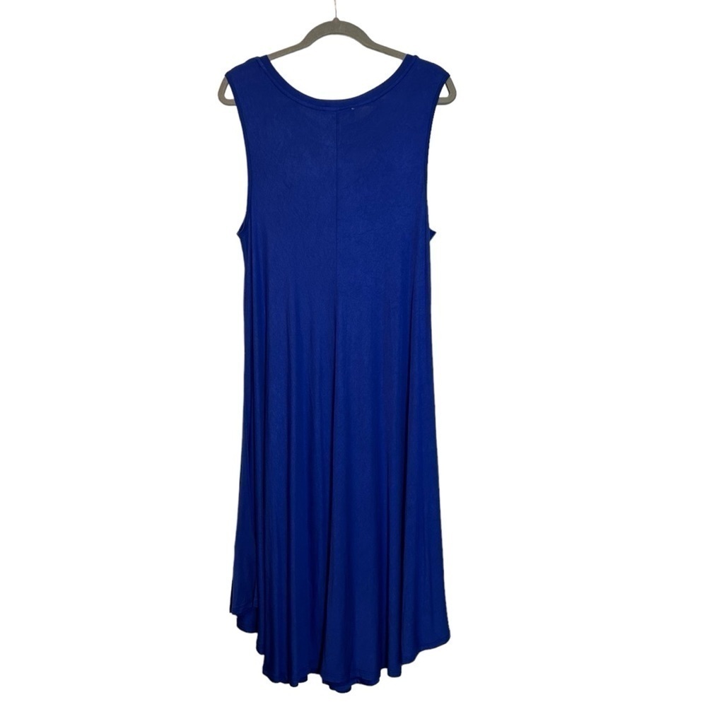 Philosophy Dresses for Women Royal Blue Cut & Sew Dress with High Low Swing Hem - Picture 2 of 9